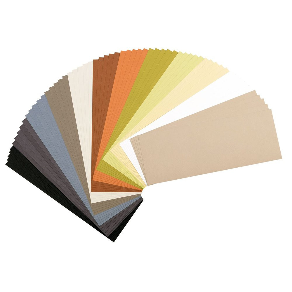 Florence Cardstock Papier Erdfarben 11,4 x 30,5 cm (216 g) - 60 Stück