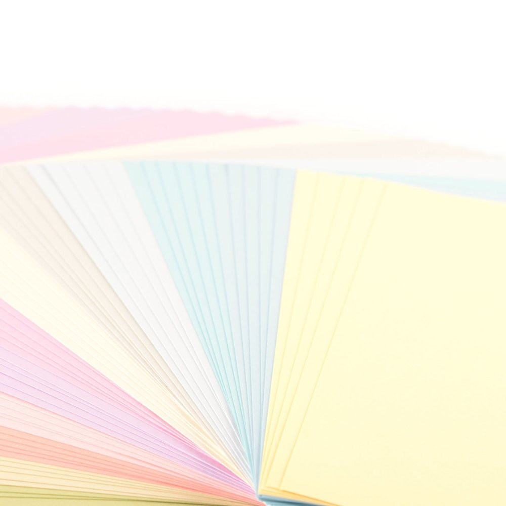 Florence Cardstock Papier Pastellfarben 30,5 x 30,5 cm (216 g) - 60 Stück