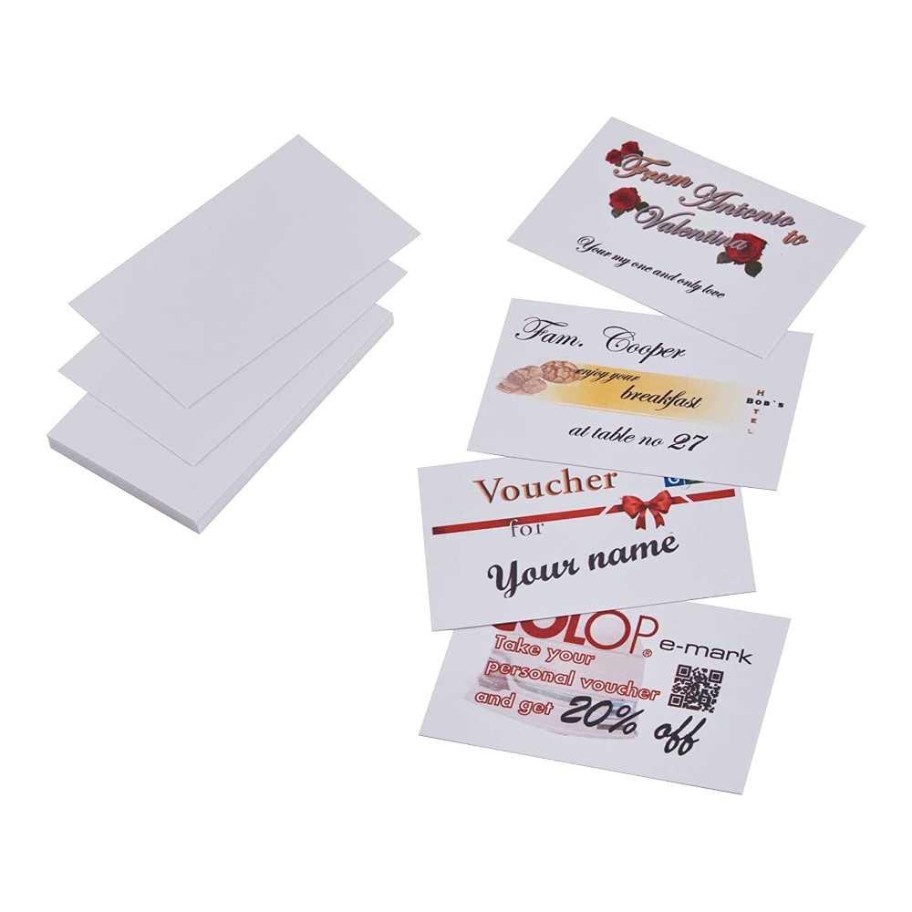 Colop e-mark Papierkarten bedruckbar 85,5 x 54 mm 100er-Pack