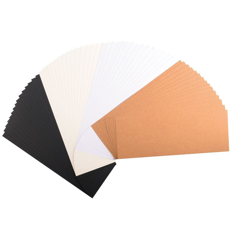 Florence Cardstock Papier Neutralfarben 11,4 x 30,5 cm (216 g) - 60 Stück